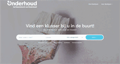 Desktop Screenshot of onderhoud.nl